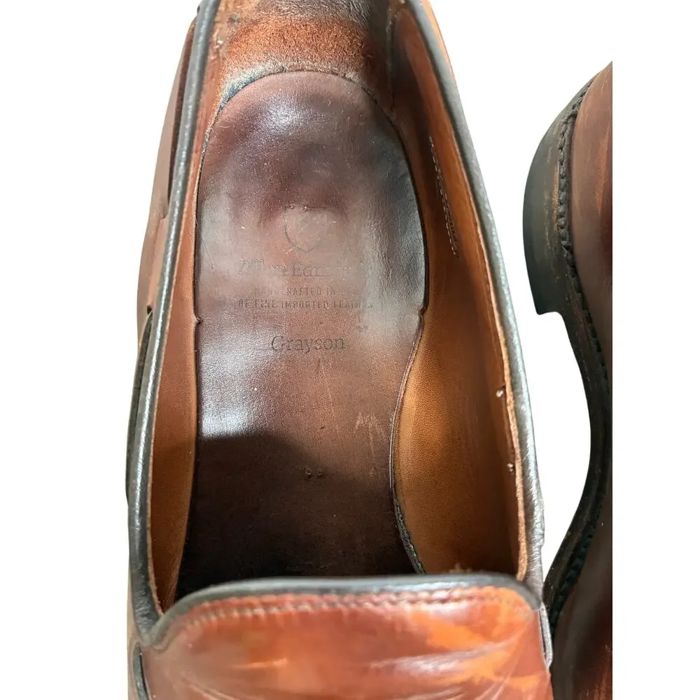Allen Edmonds Grayson 8272 Tassel Loafers Men 10 Leather Handcrafted in USA